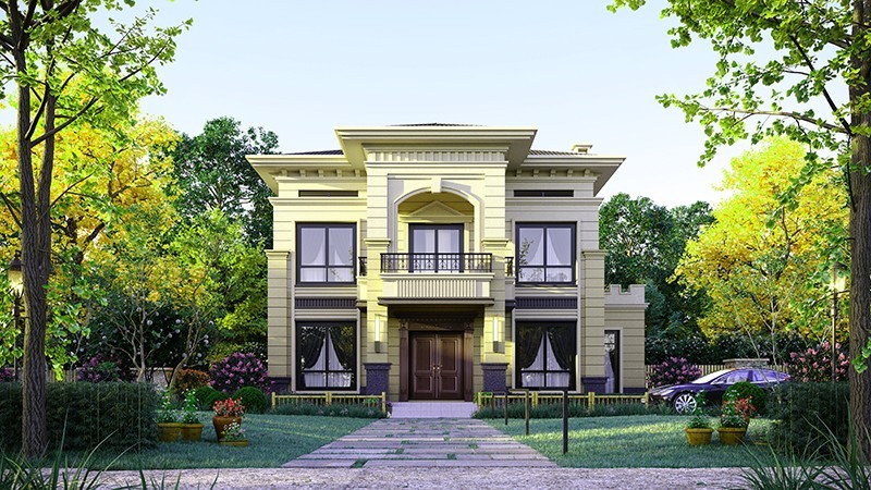 梓潼中式合院住宅，开放庭院与邻里乡亲更亲近